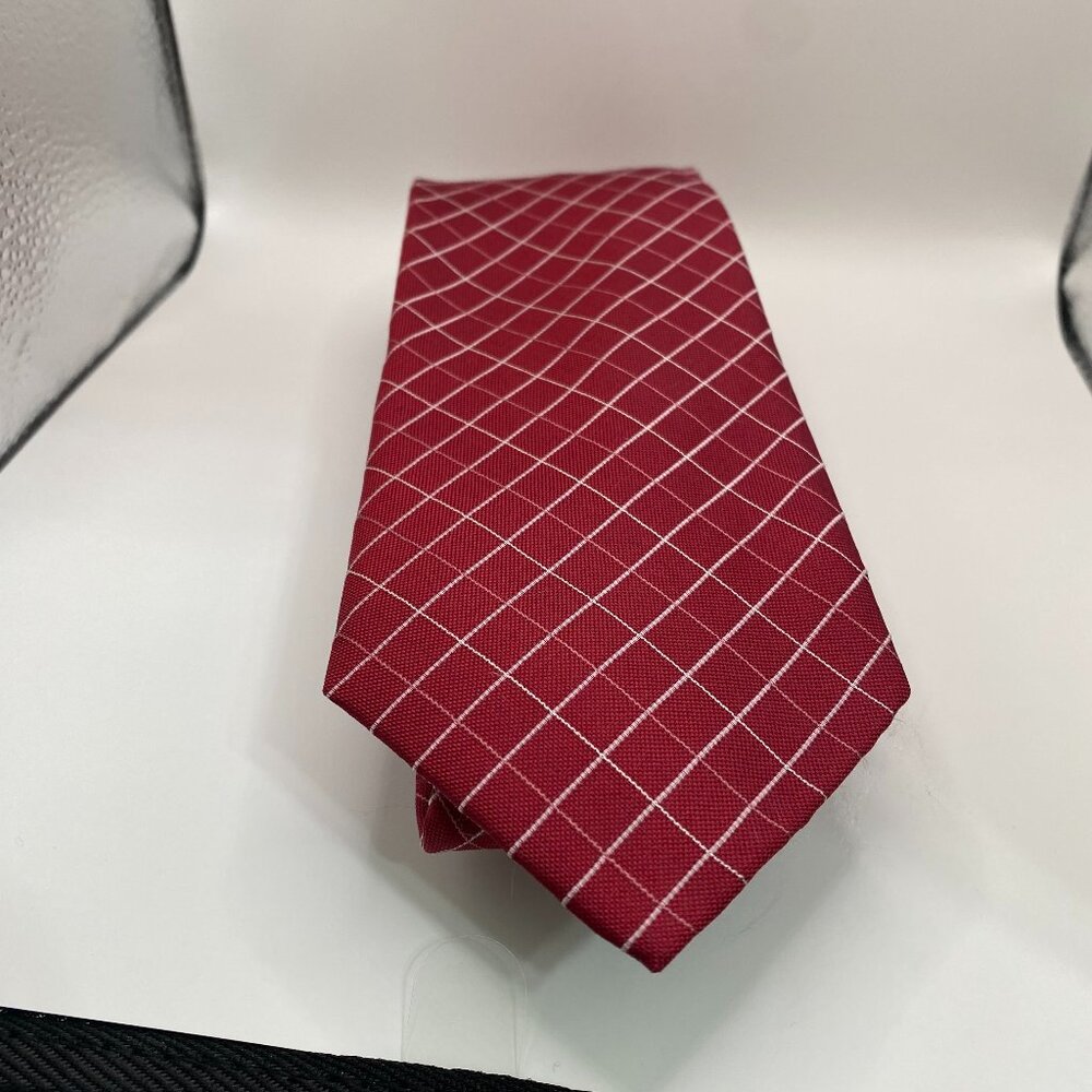 Vintage Michael Kors Burgundy 100% Silk Tie 62" x 3.5" Tie, #364 - Picture 2 of 4